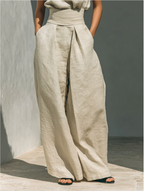 LILIANA | CONJUNTO MINIMALISTA CON PANTALONES ANCHOS