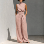 LILIANA | CONJUNTO MINIMALISTA CON PANTALONES ANCHOS