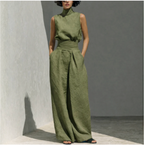 LILIANA | CONJUNTO MINIMALISTA CON PANTALONES ANCHOS