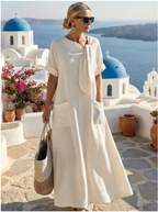 Vestido elegante Fleur™ con bolsillos