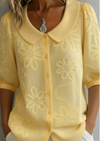 Elegante blusa floral