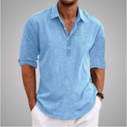 Camisa informal de lino