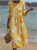 Alba| Vestido Midi con Estampado Floral