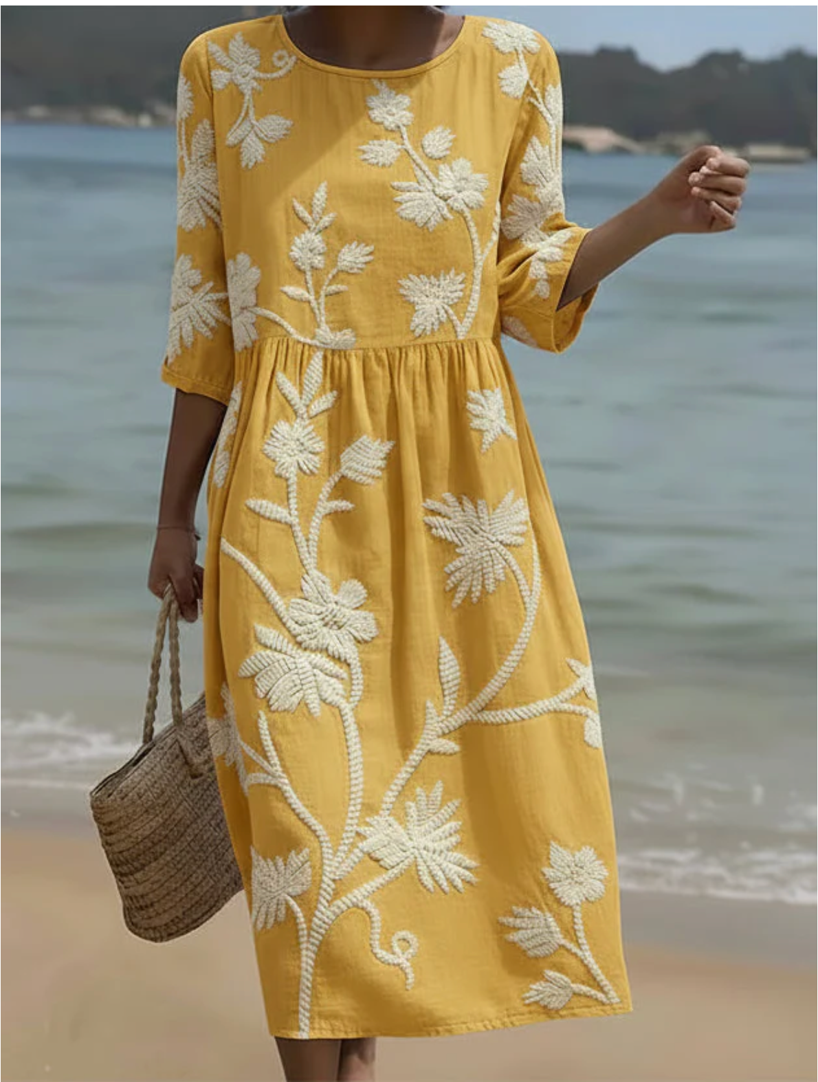 Alba| Vestido Midi con Estampado Floral
