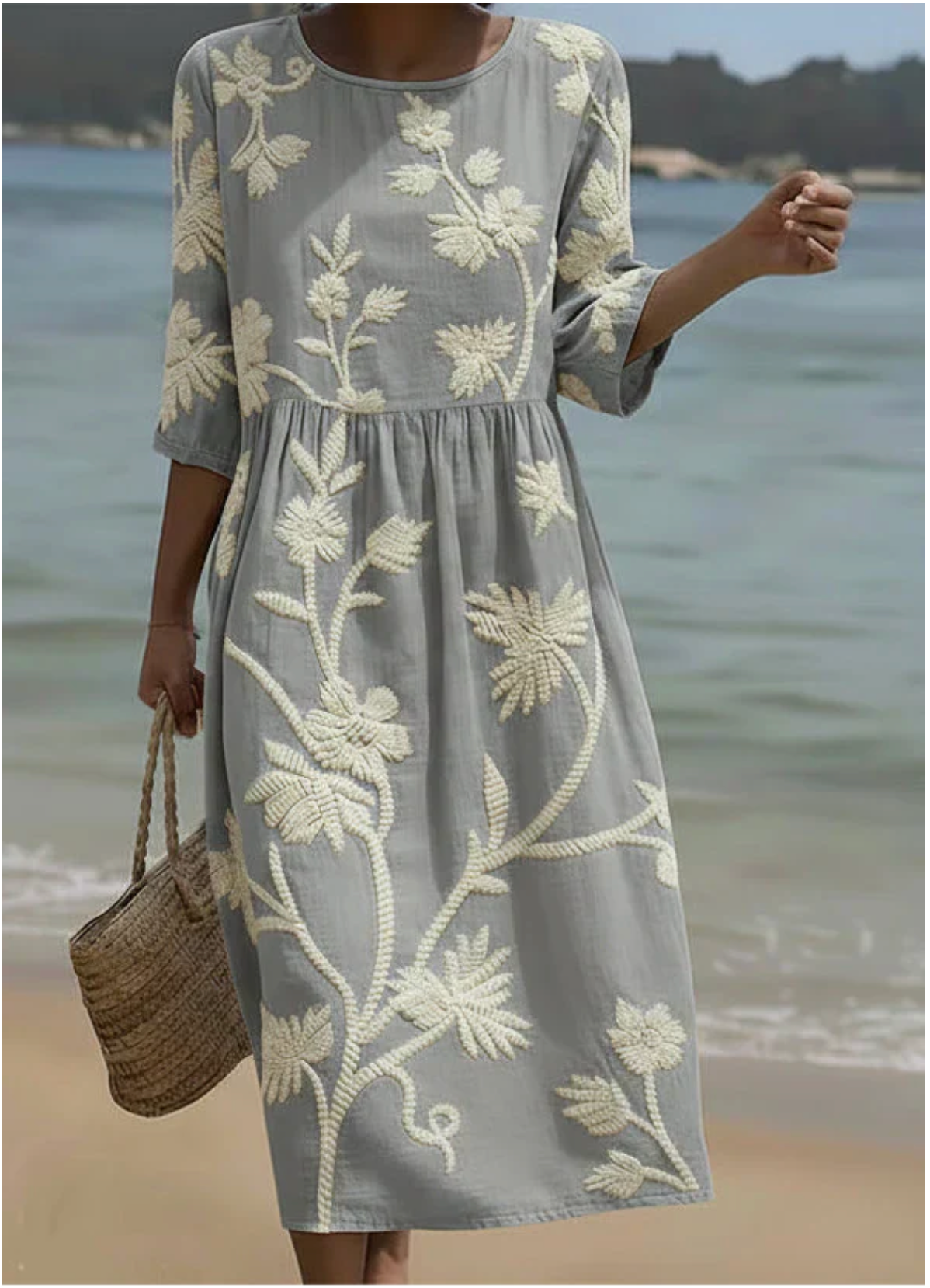 Carmen | Vestido midi con estampado floral