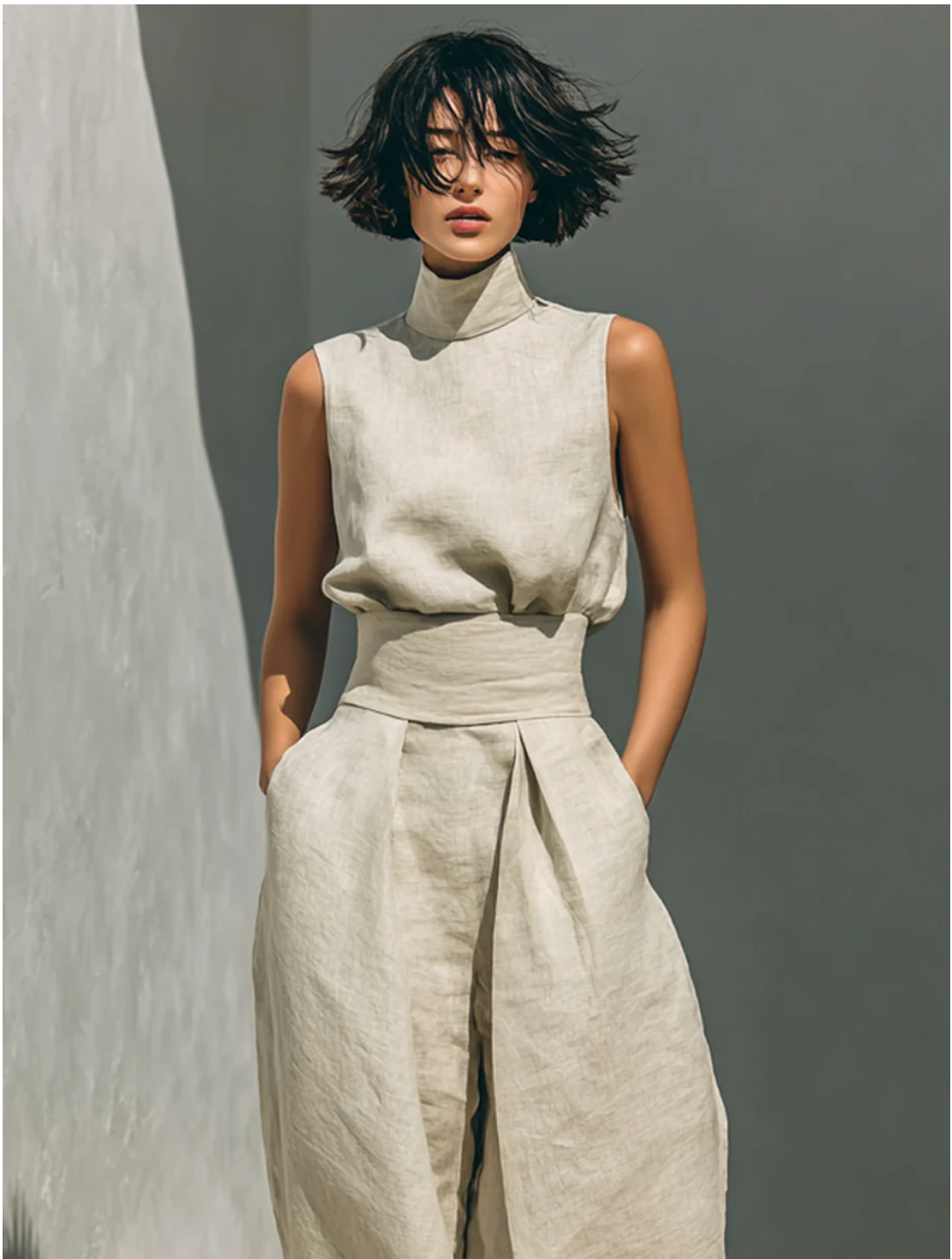 Maria™ | Conjunto completo con camiseta de tirantes y pantalón