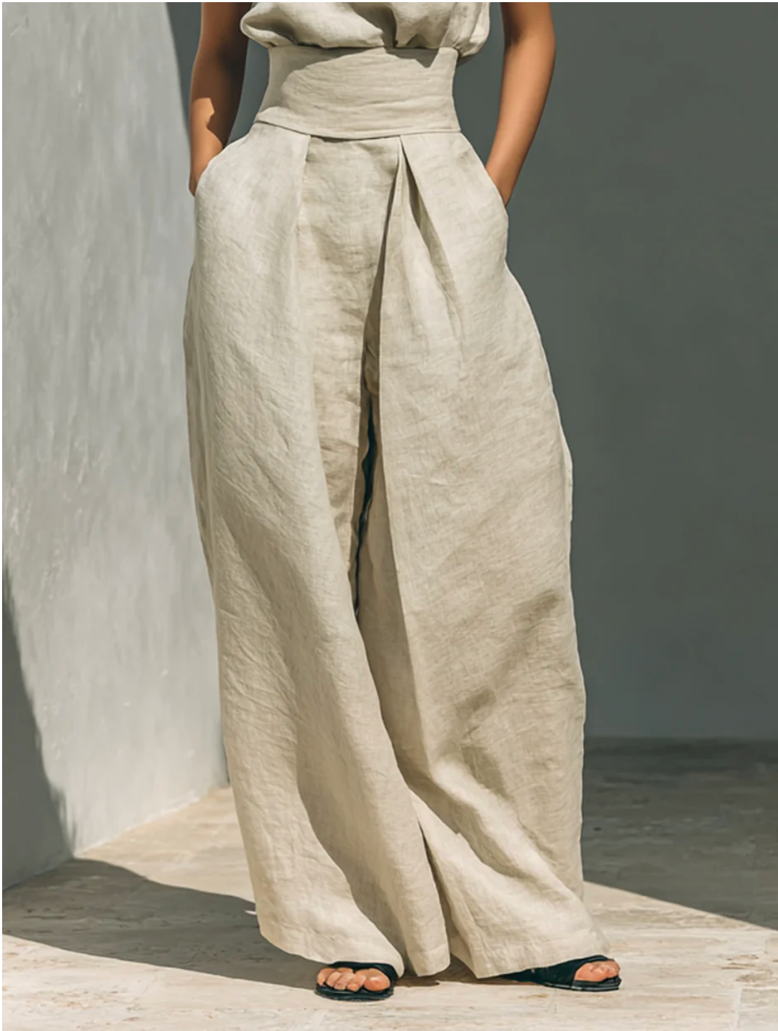 Maria™ | Conjunto completo con camiseta de tirantes y pantalón
