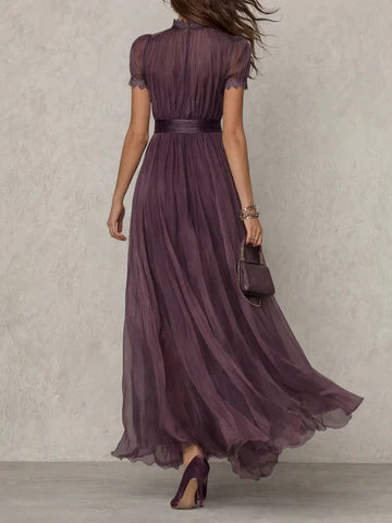 Ashley | Vestido largo de gasa vintage